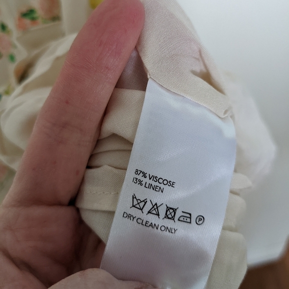 FREE PEOPLE like a lady citrus floral printed mini dress large - Picture 13 of 14